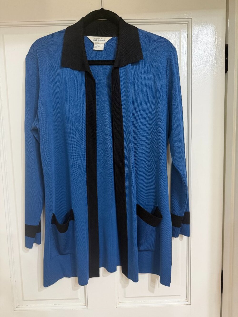 Misook Jacket in Blue and Black sz S